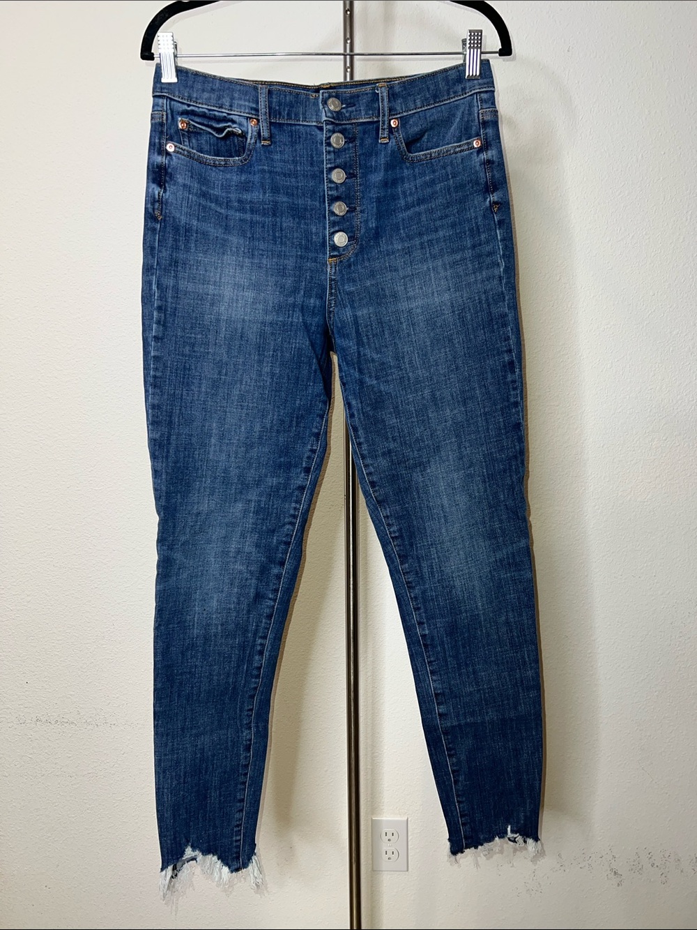 GAP True Skinny High-Rise Button-Fly Jeans
